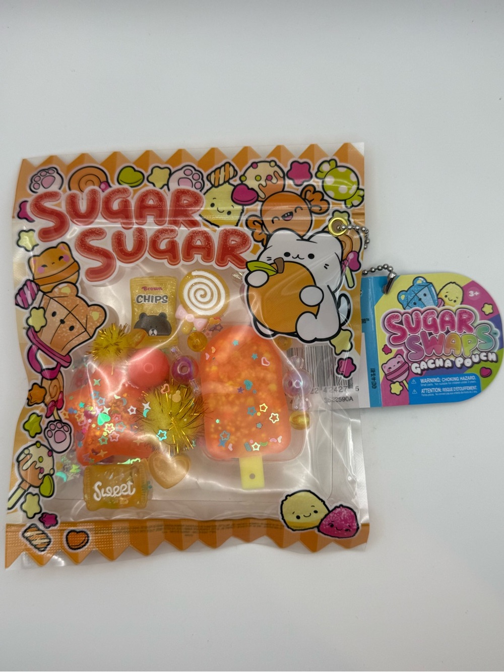 Sugar Swaps Orange Sparkle Popsicle Gacha Pouch